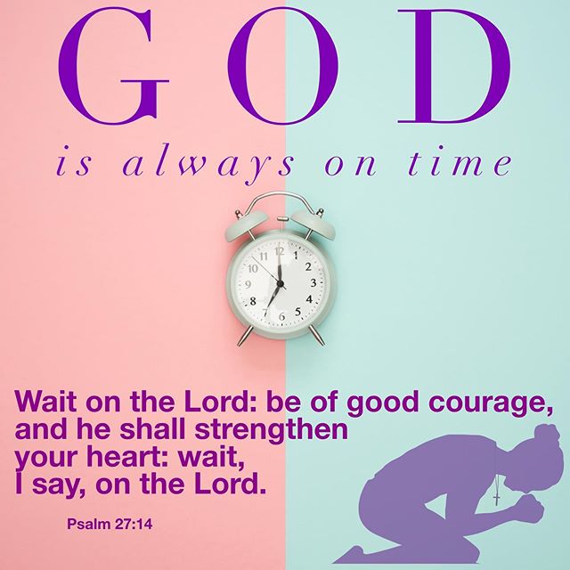 God is always on time
