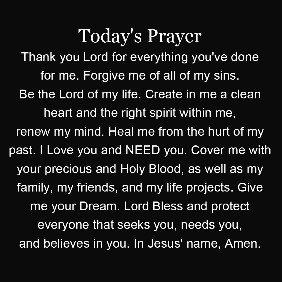 Thank you Lord for everything you_ve done for me