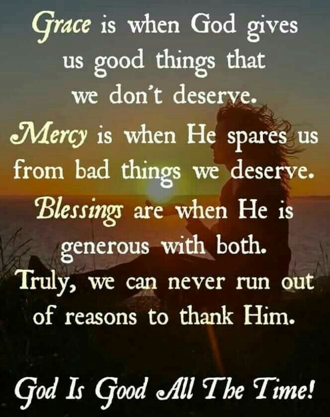 We can never run out of reasons to thank Him