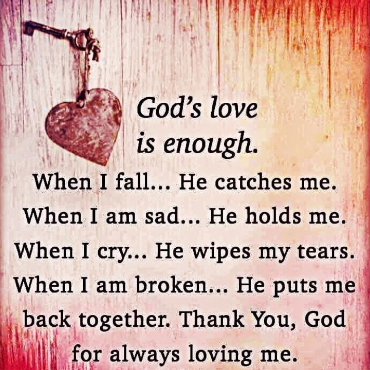 God's love is enough