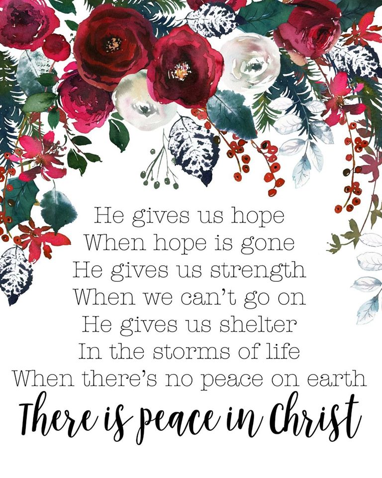 There is Peace in Christ