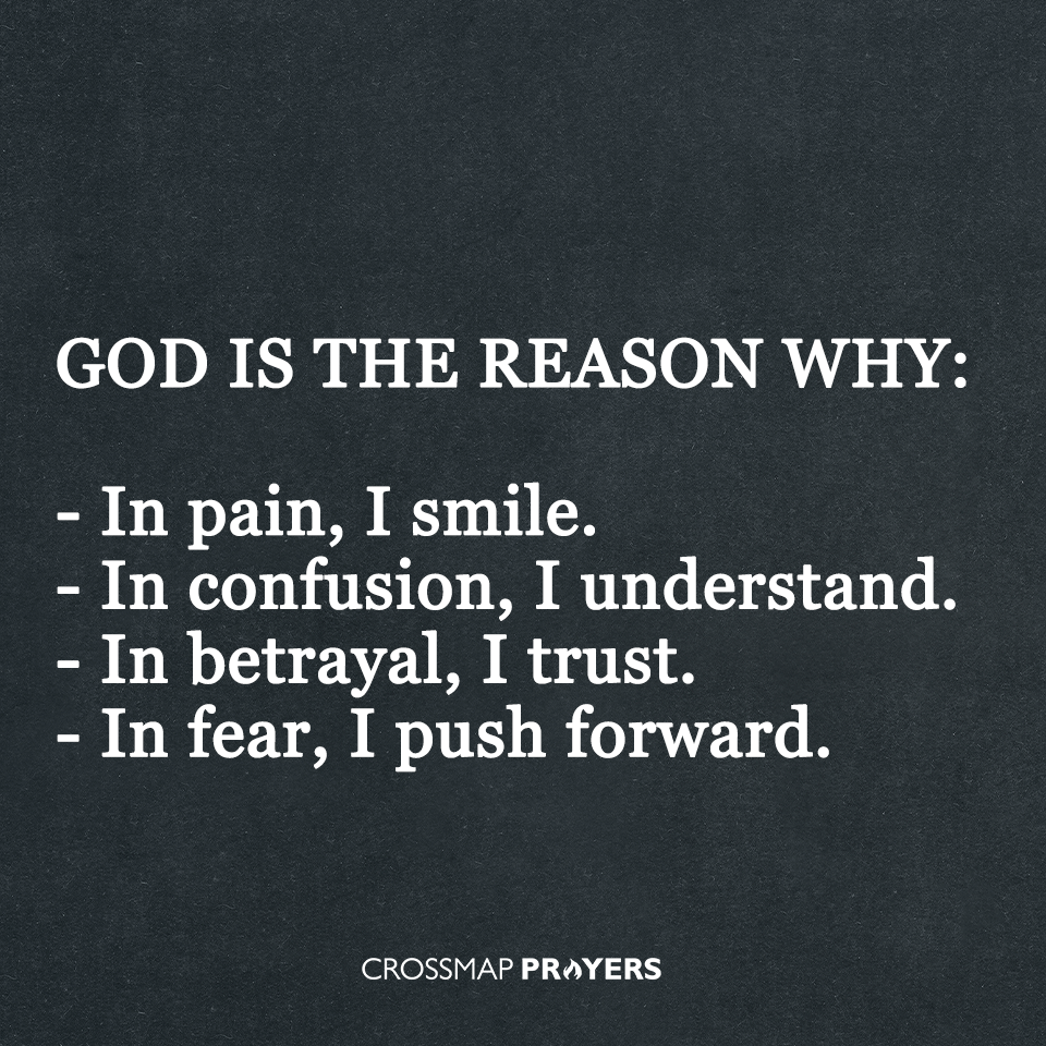 God is the reason