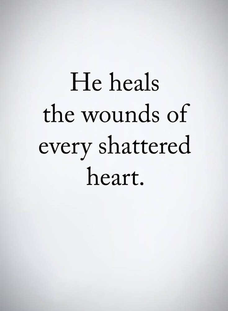 He heals