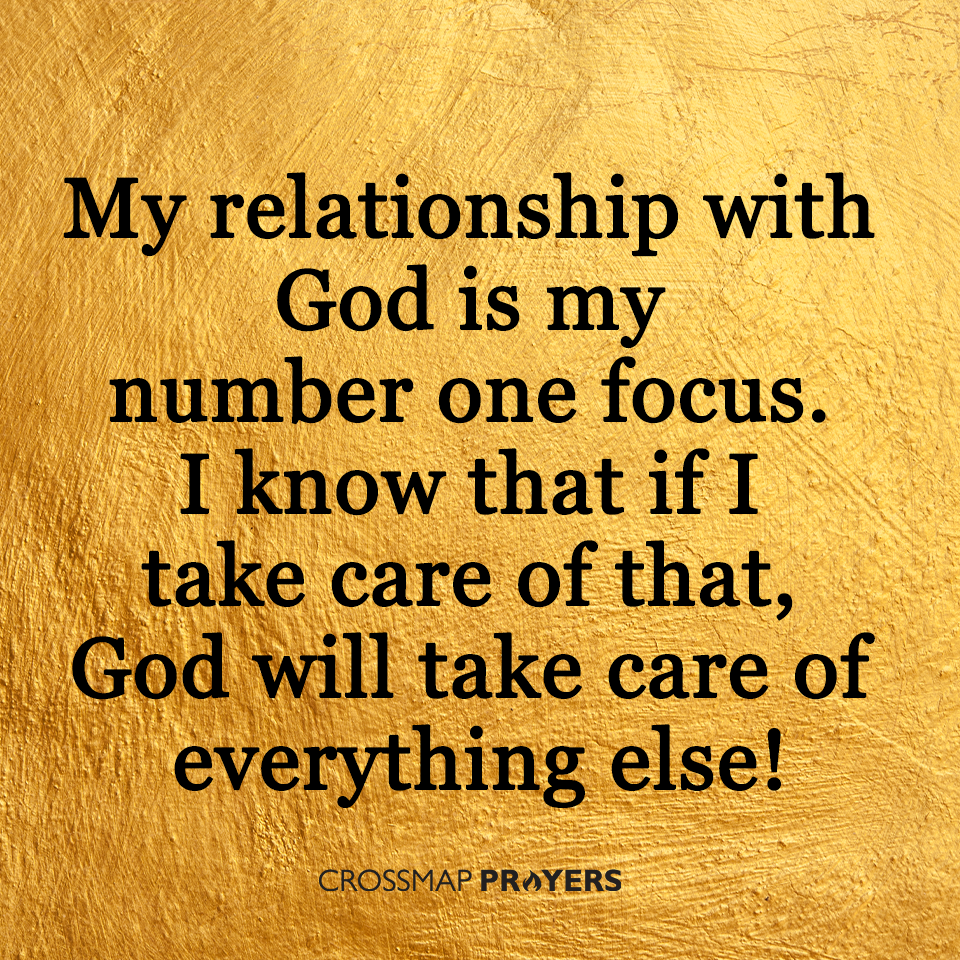 My relationship with God