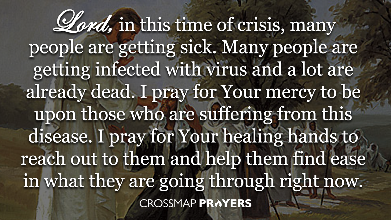 Pray for Jesus' Healing Hands to Reach Out to The Sick