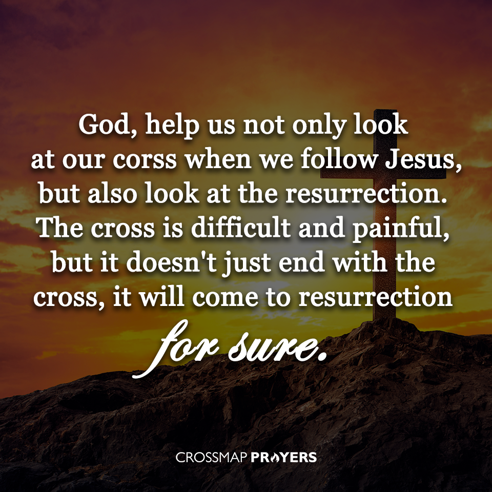 Cross and resurrection