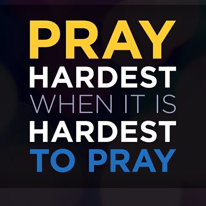 When It is Hardest to Pray