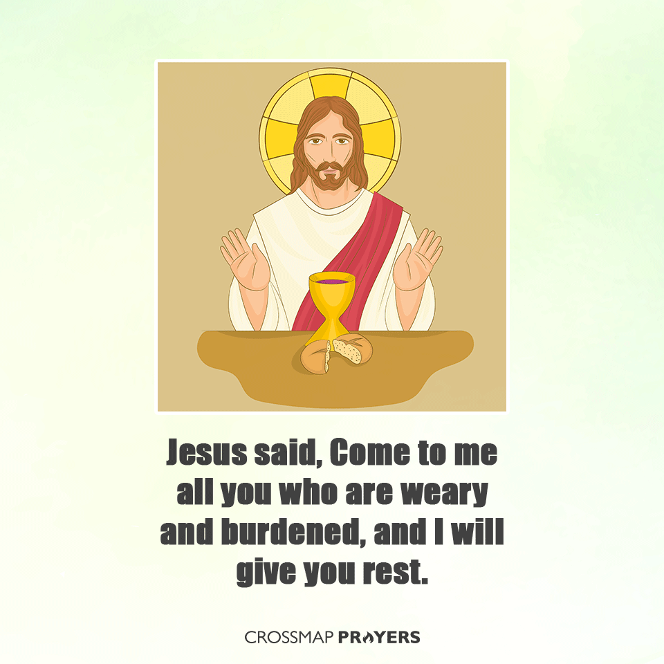 Go To Jesus And He Will Give You Rest