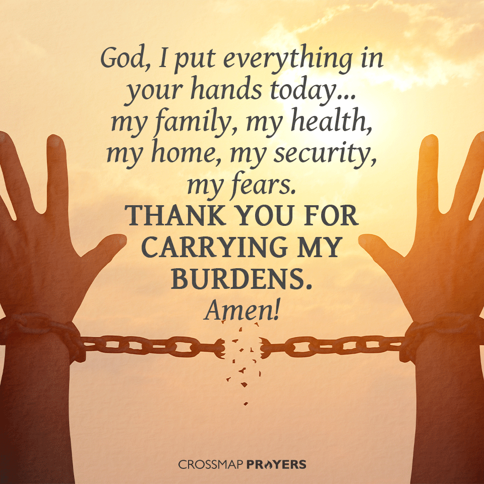 God Carries Your Burdens