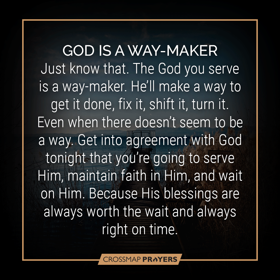 God Is A Way-Maker