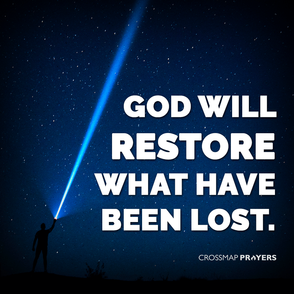 He Restores What Is Lost