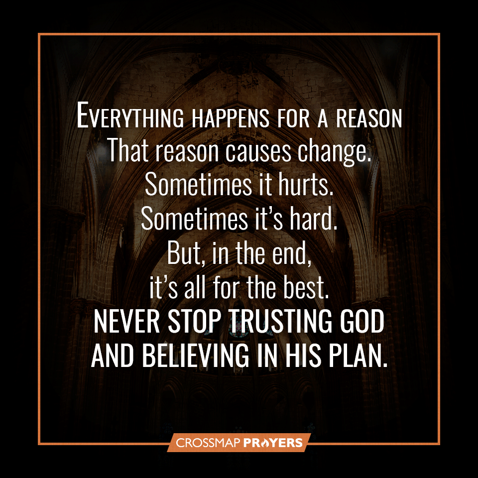 Never Stop Trusting God