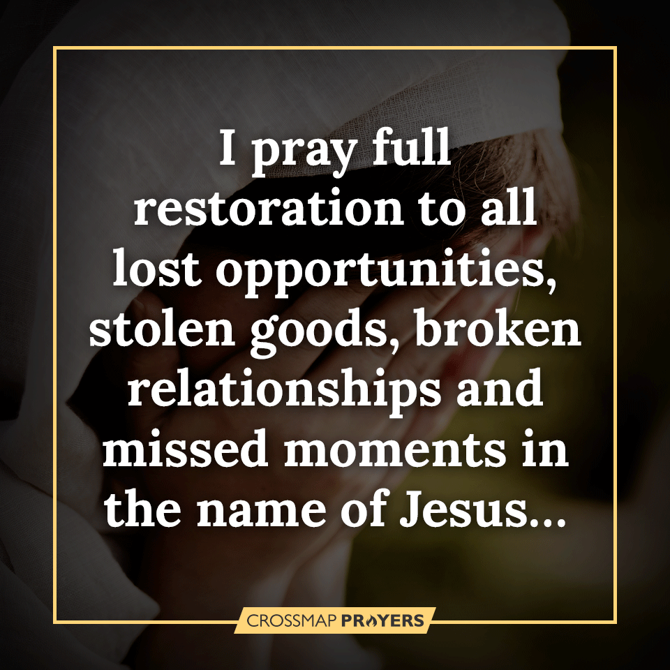 Pray For Full Restoration