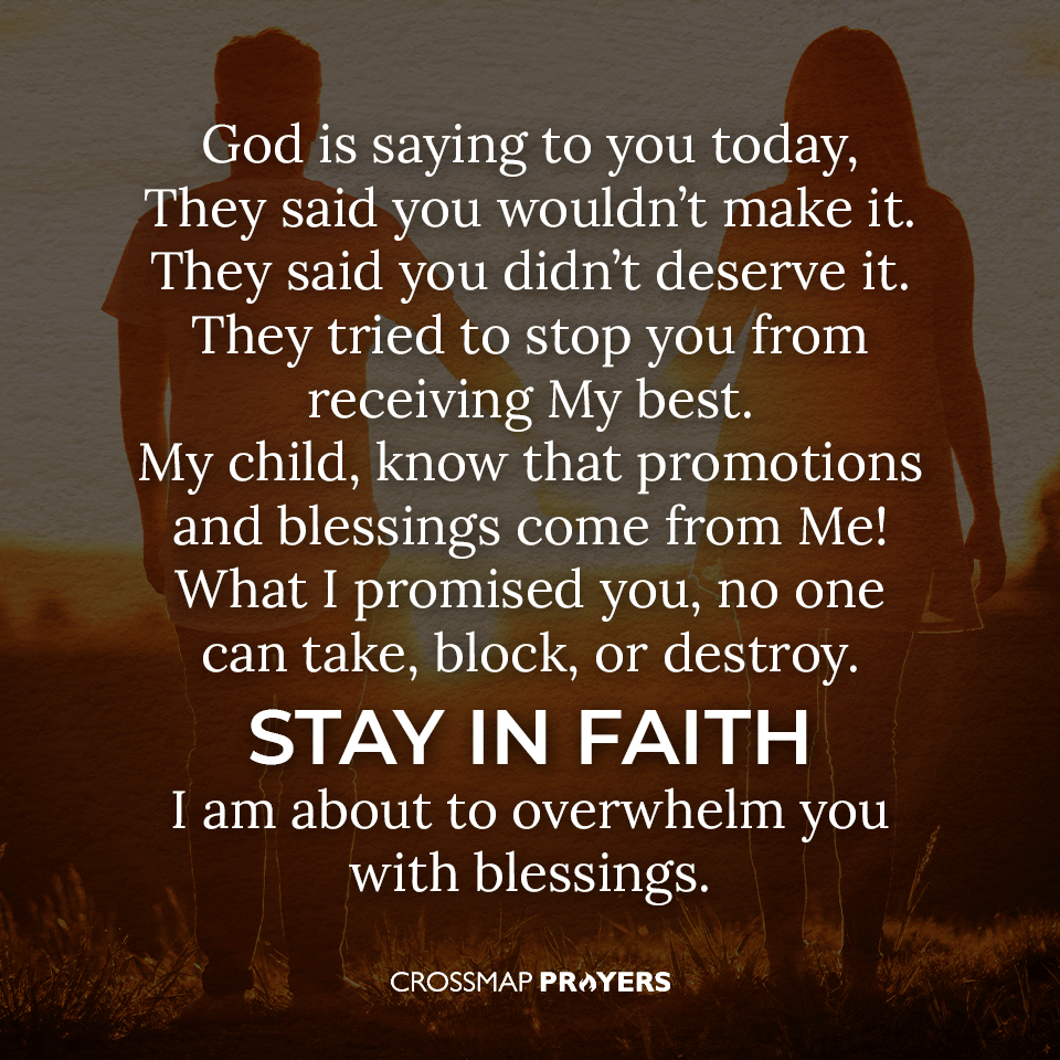 Stay In Faith