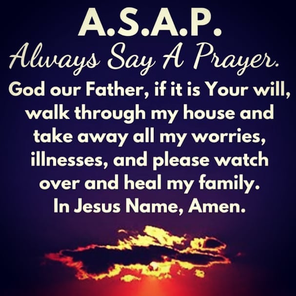 Always Say A Prayer