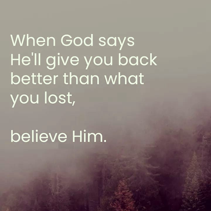 Believe in Him