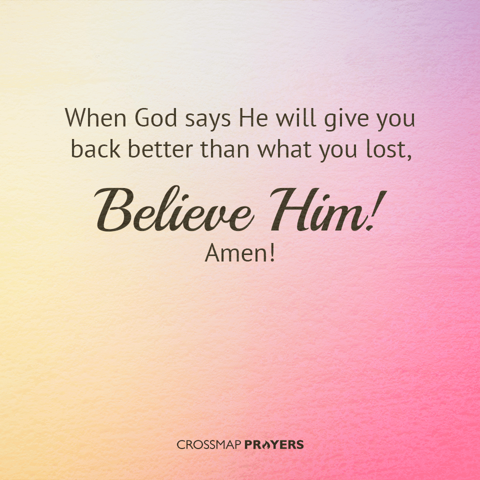 Believe Him!