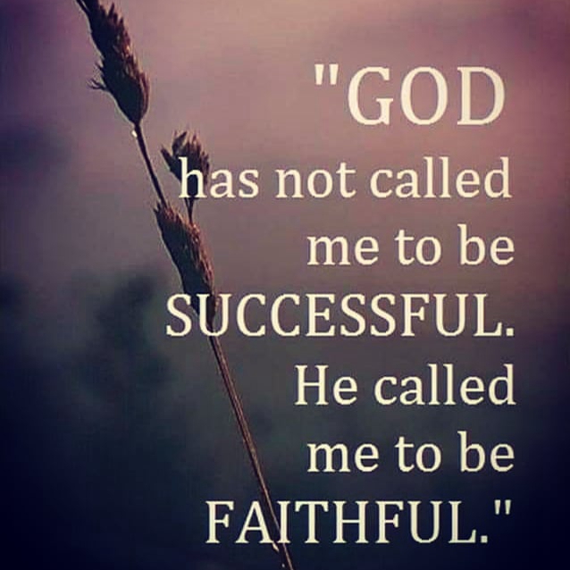 Called To Be Faithful