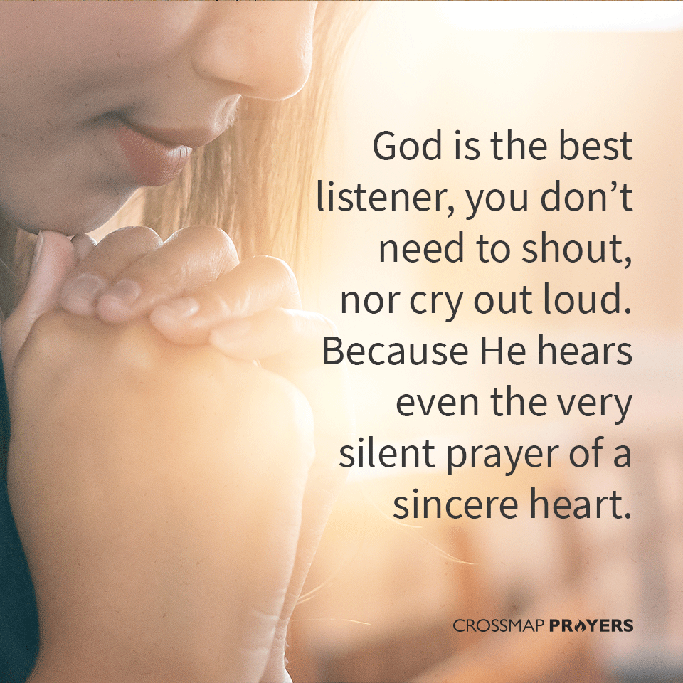 God Is The Best Listener