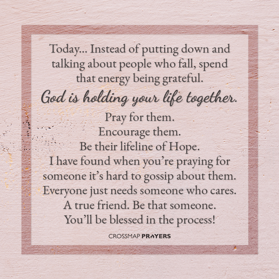 God's Holding Your Life Together