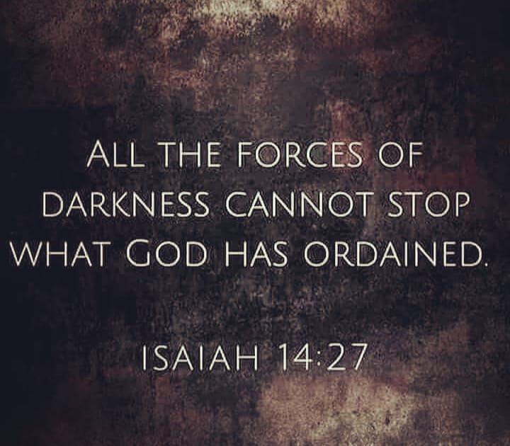 Isaiah 14:27