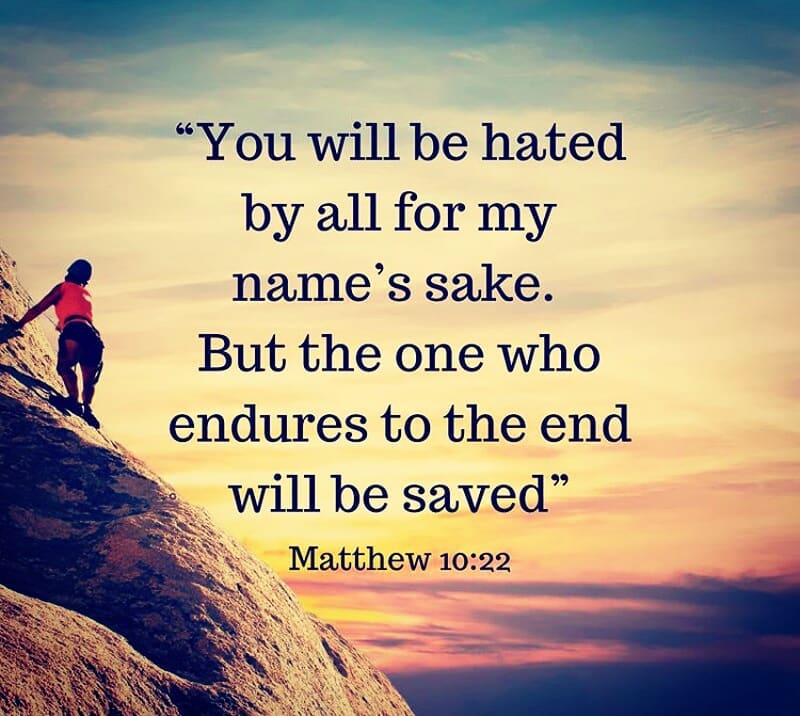 Matthew 10:22