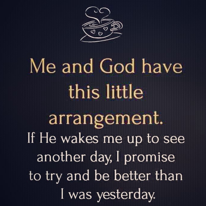 My Arrangement With God
