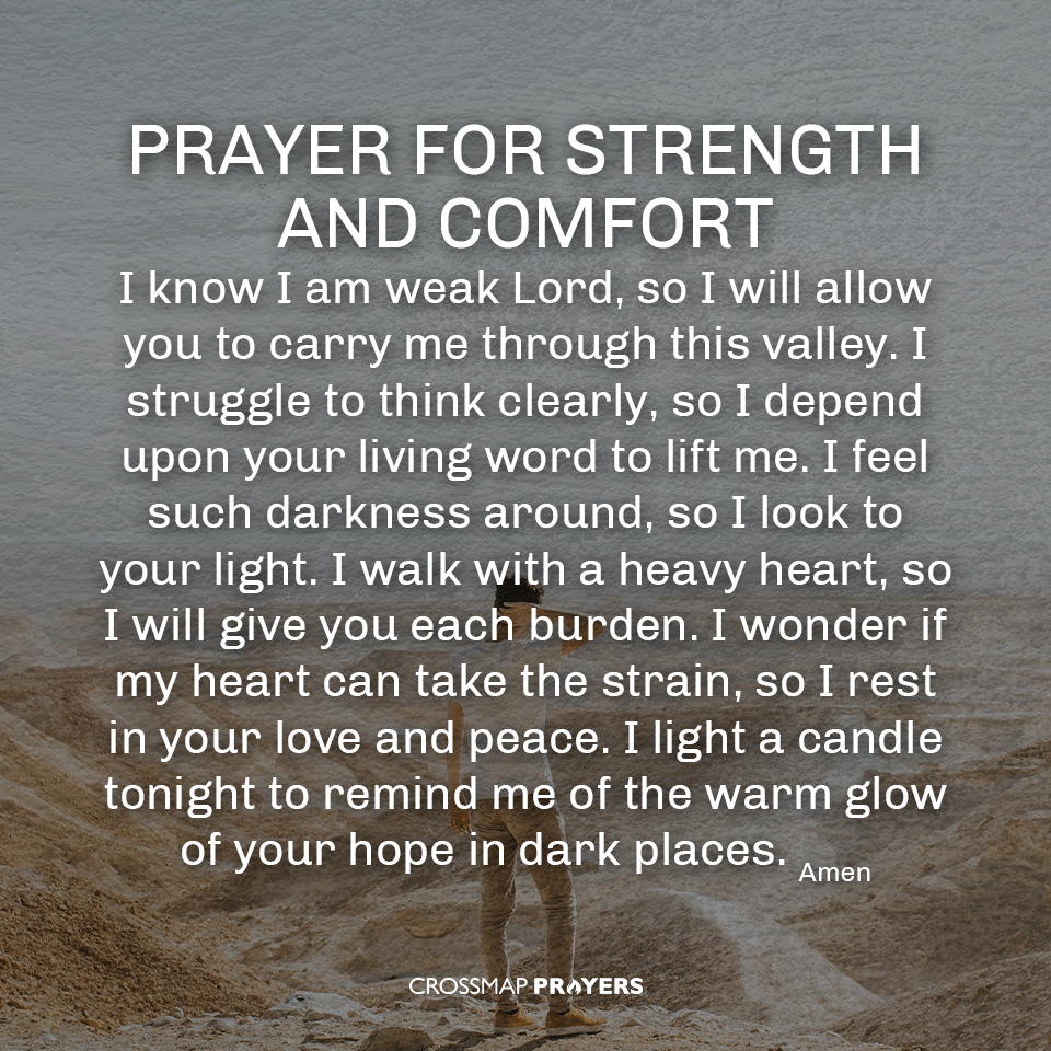 Prayer For Strength And Comfort