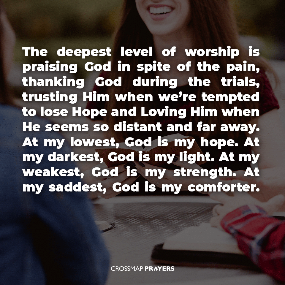 The Deepest Level Of Worship