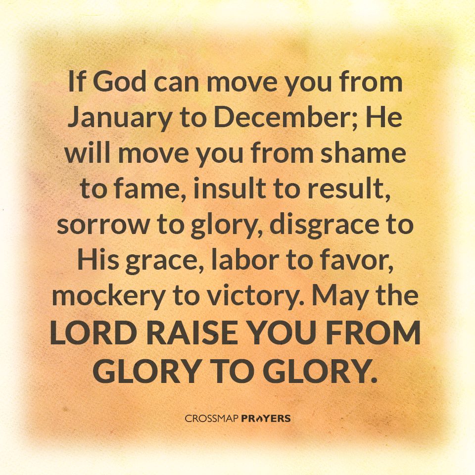 The Lord Will Raise You To Glory