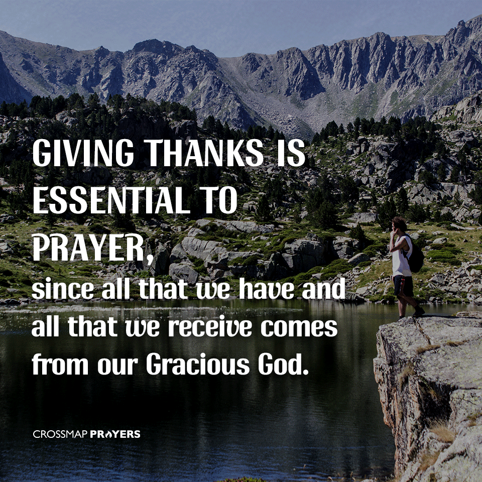 Giving Thanks Is Essential