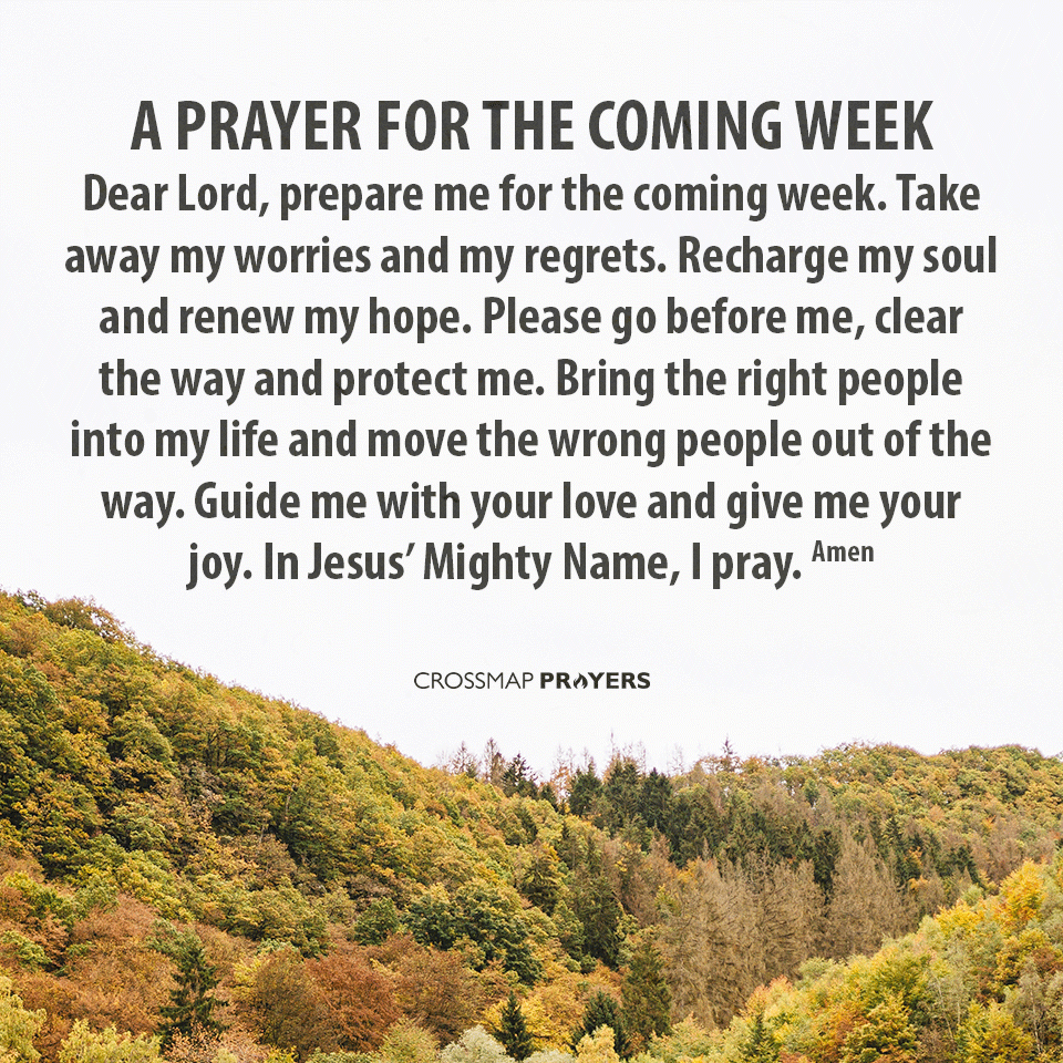 Prayer For The Coming Week