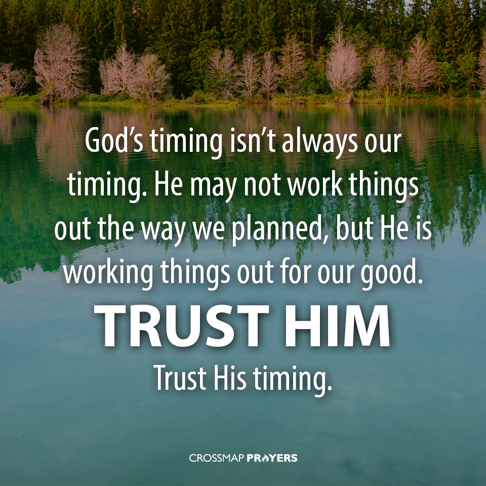 Trust God's Timing