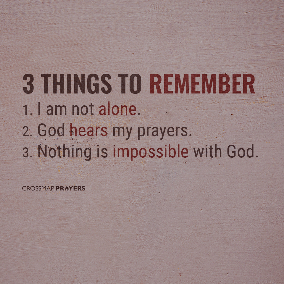 3 Things To Remember