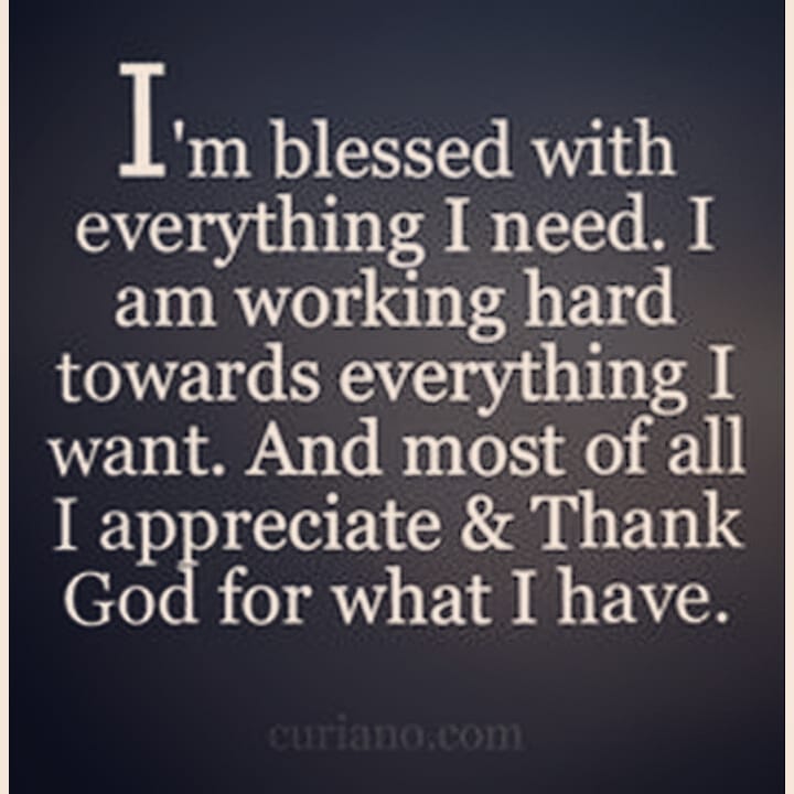 Be Grateful To God