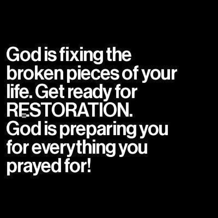 Get Ready For Restoration