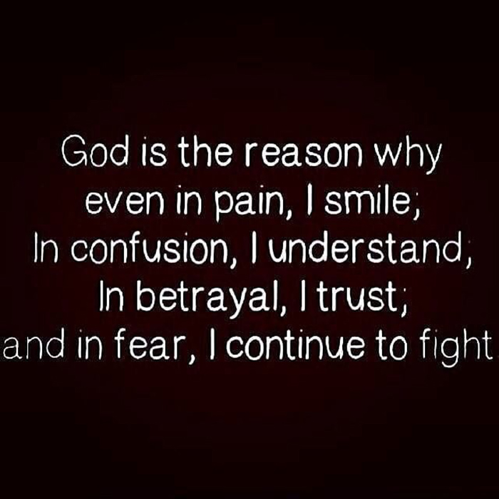 God Is The Reason