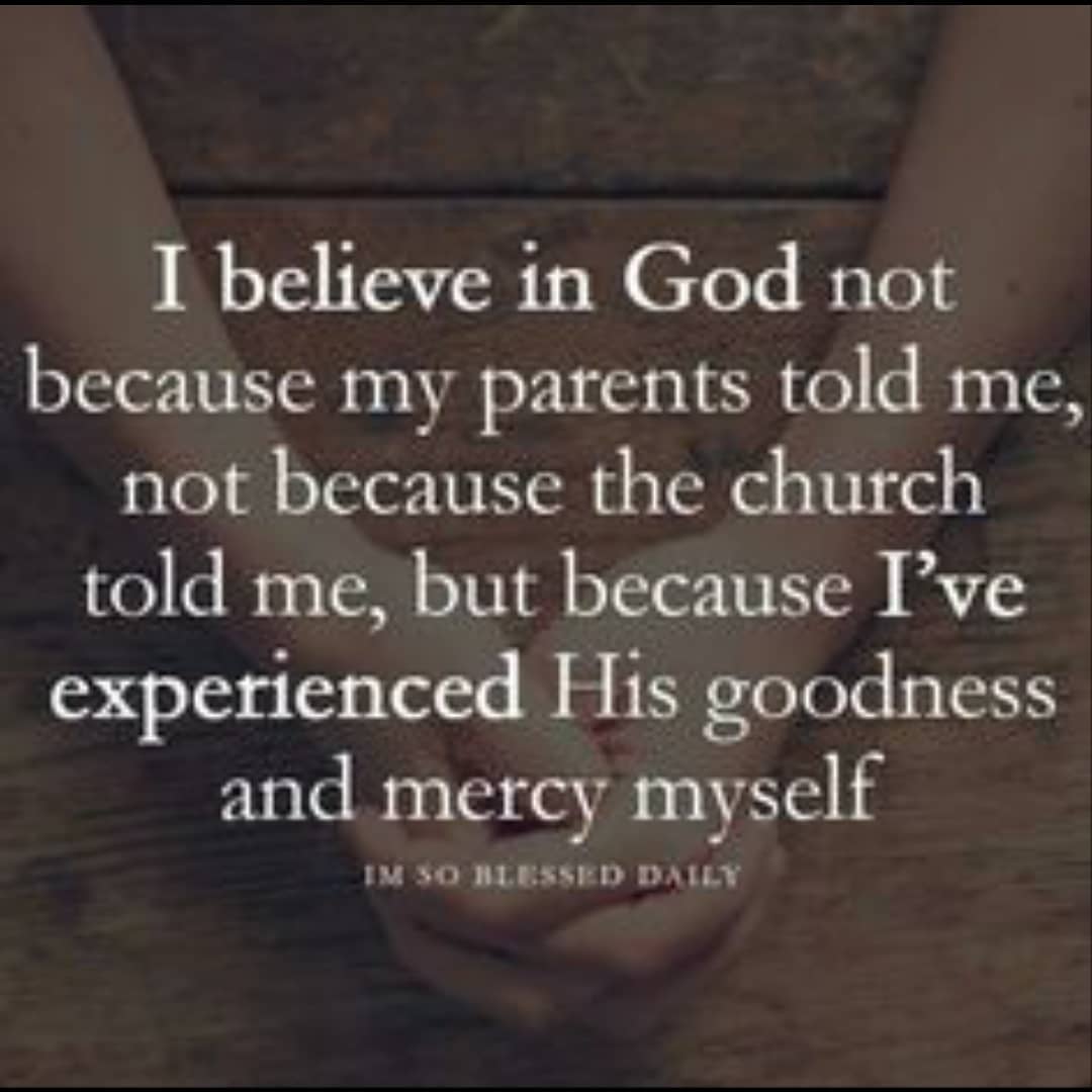 God's Goodness & Mercy