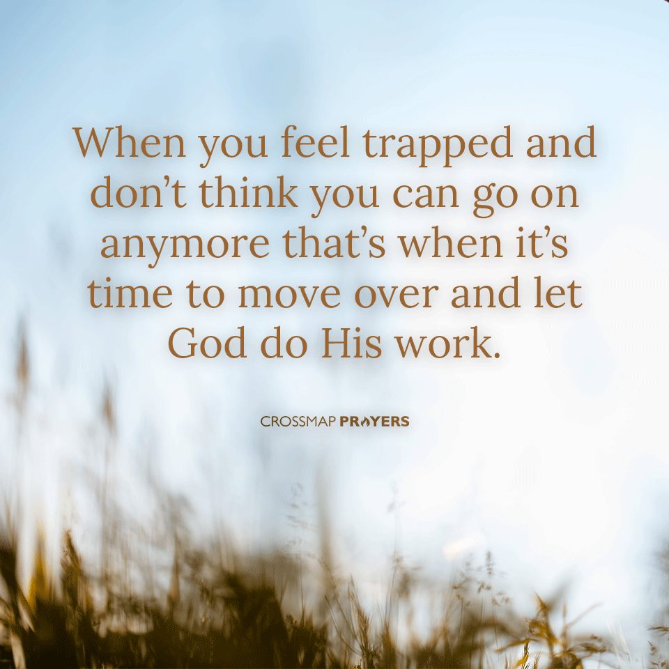 Let God Do His Work