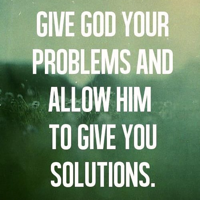 Let God Give Solutions