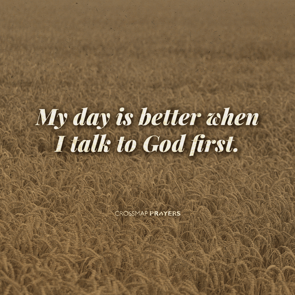 Talk To God First