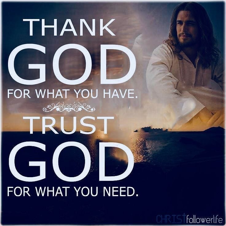 Thank & Trust God
