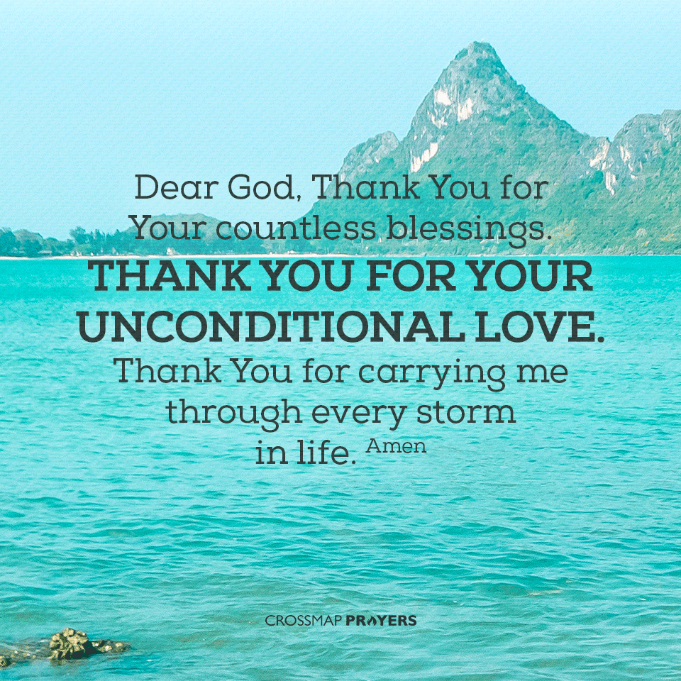 his unconditional love