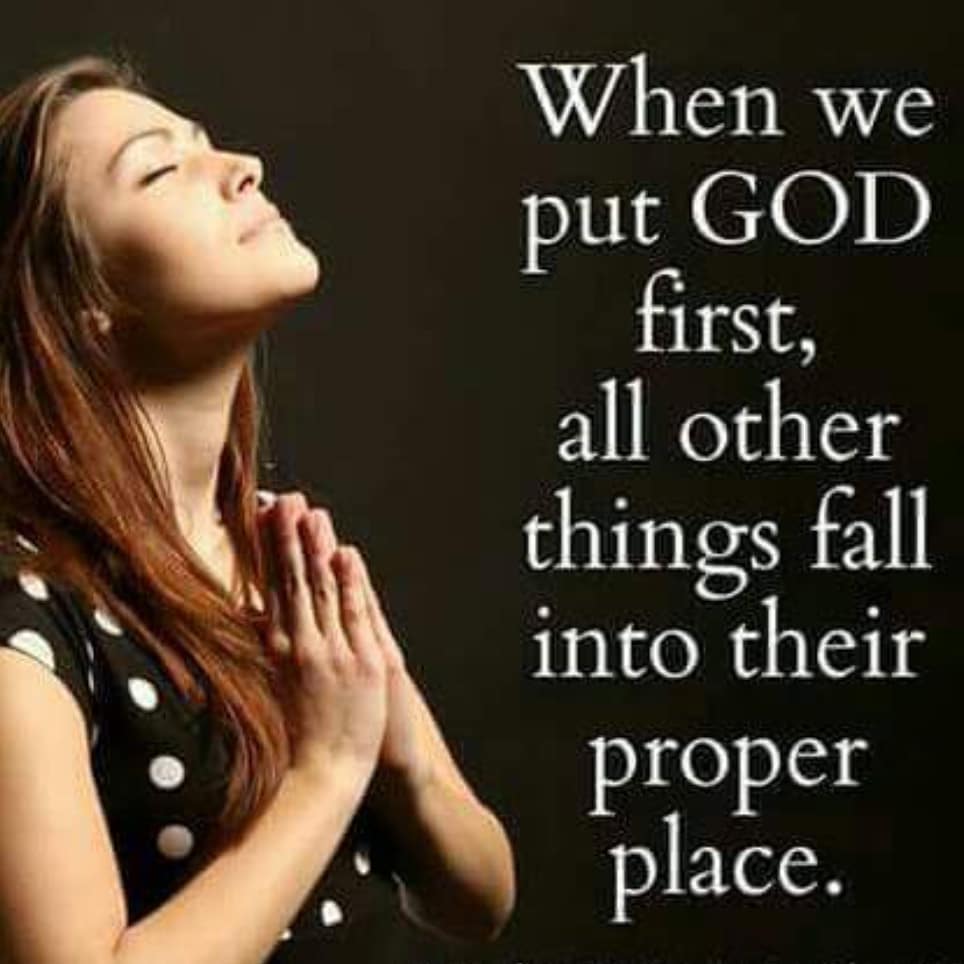 When We Put God First