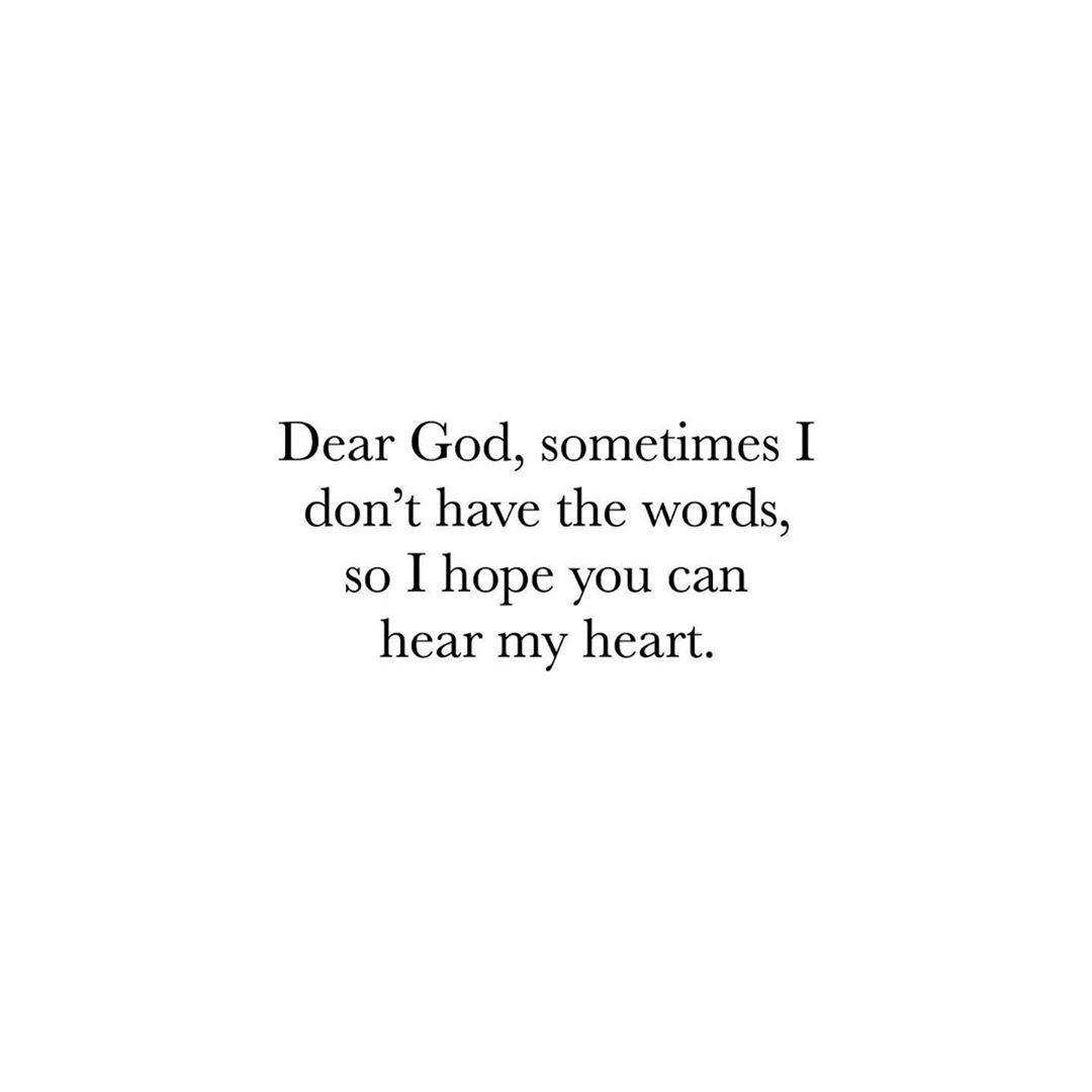 Hear My Heart, God