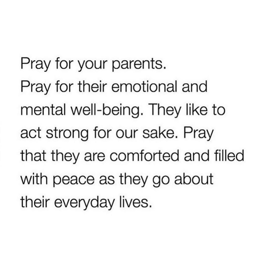 Praying For Our Parents