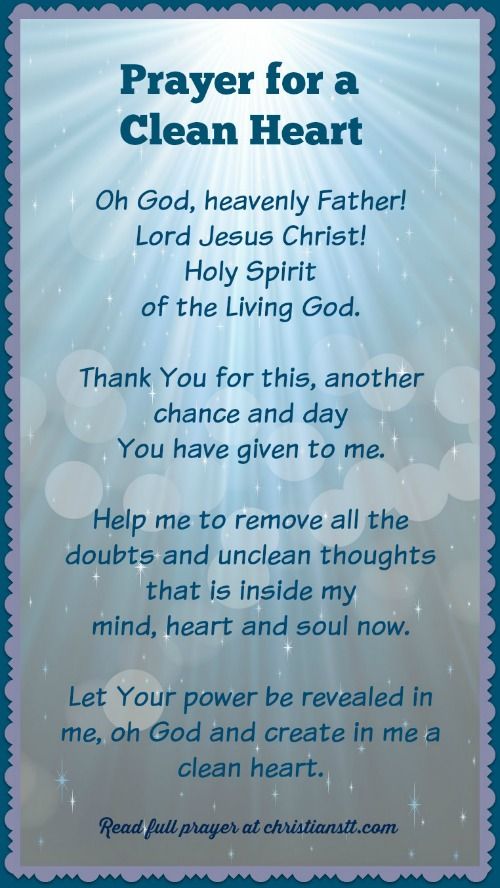 Uplifting Morning Prayer for a Clean and Pure Heart
