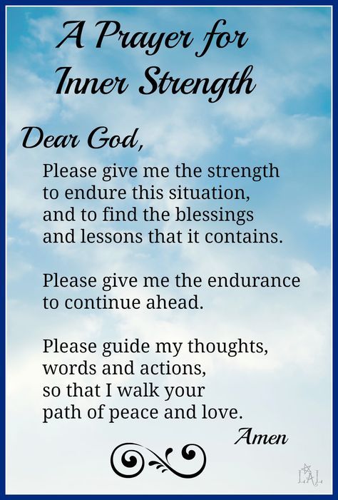 Prayer for Inner Strength