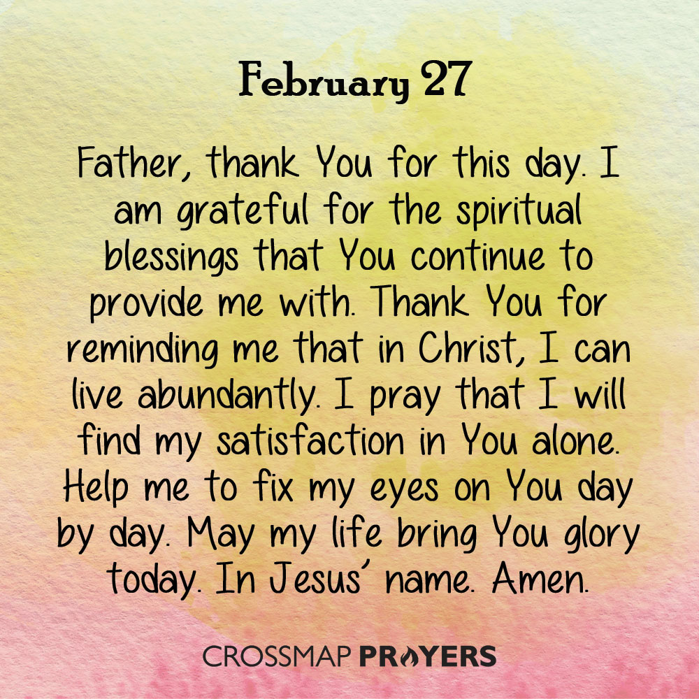 Grateful to the Father