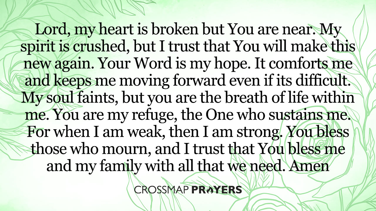 Prayer for the Broken-Hearted